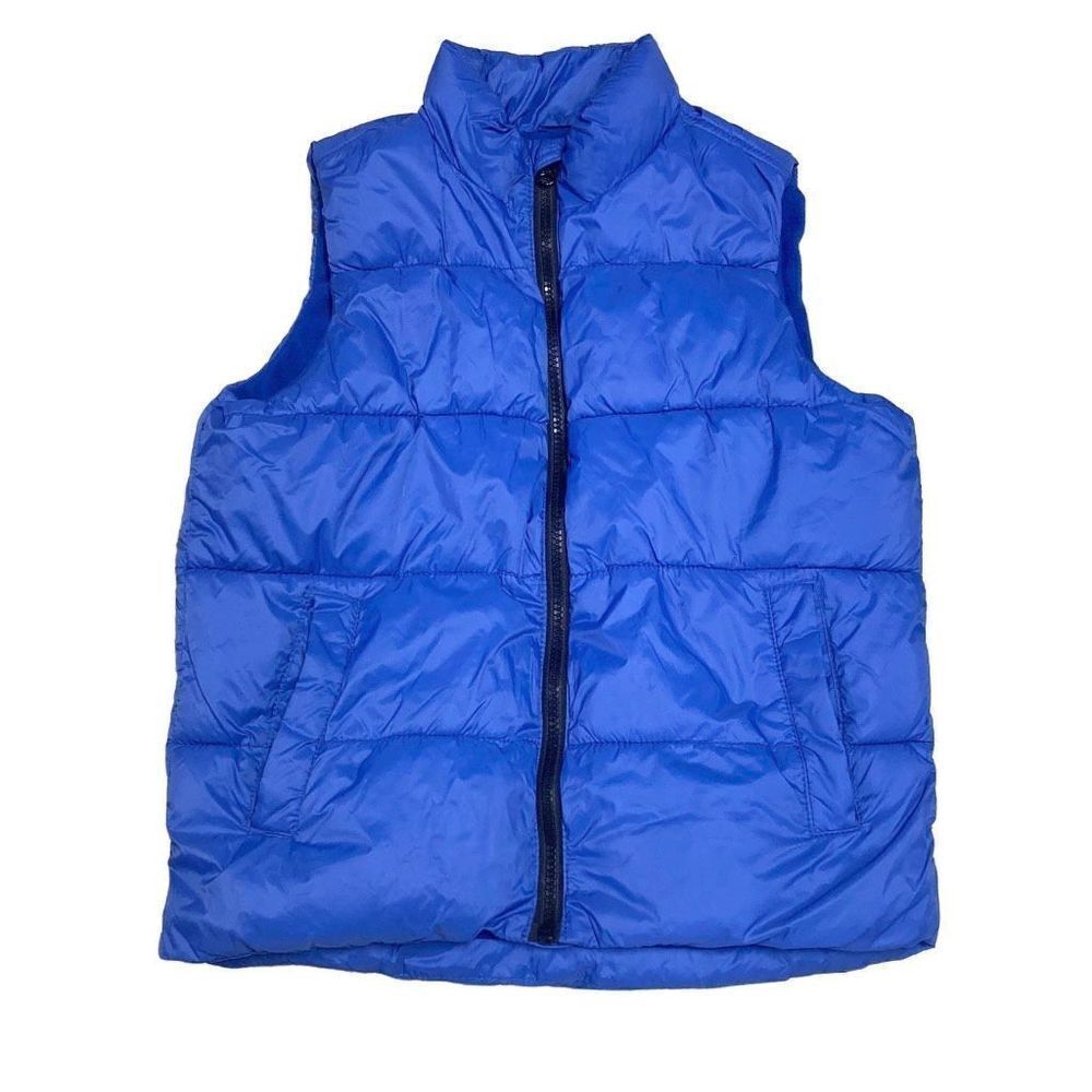 Old Navy Royal Blue Puffer Vest Size Medium (8) NEW
